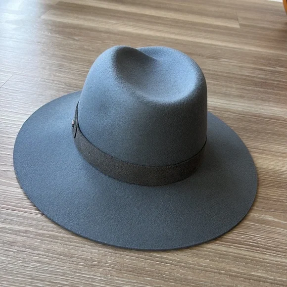 Rag & Bone ZOE FEDORA gray multi made in Spain size small gray fedora hat rag & bone Gray Hats for Women for sale | eBay main image 4